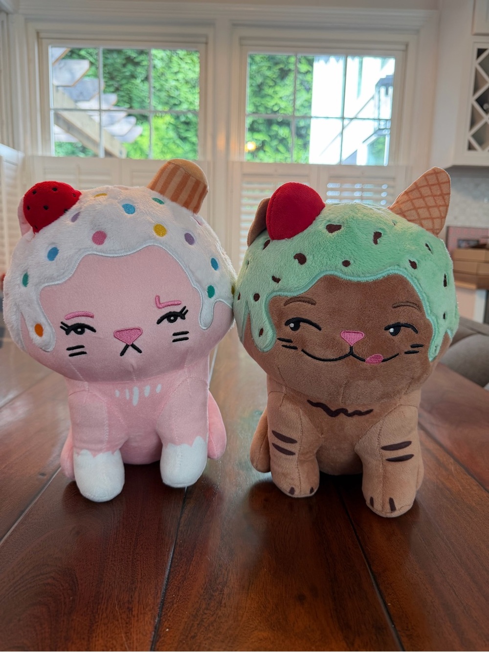 Moriah Elizabeth Shelly and Eustace Plushies